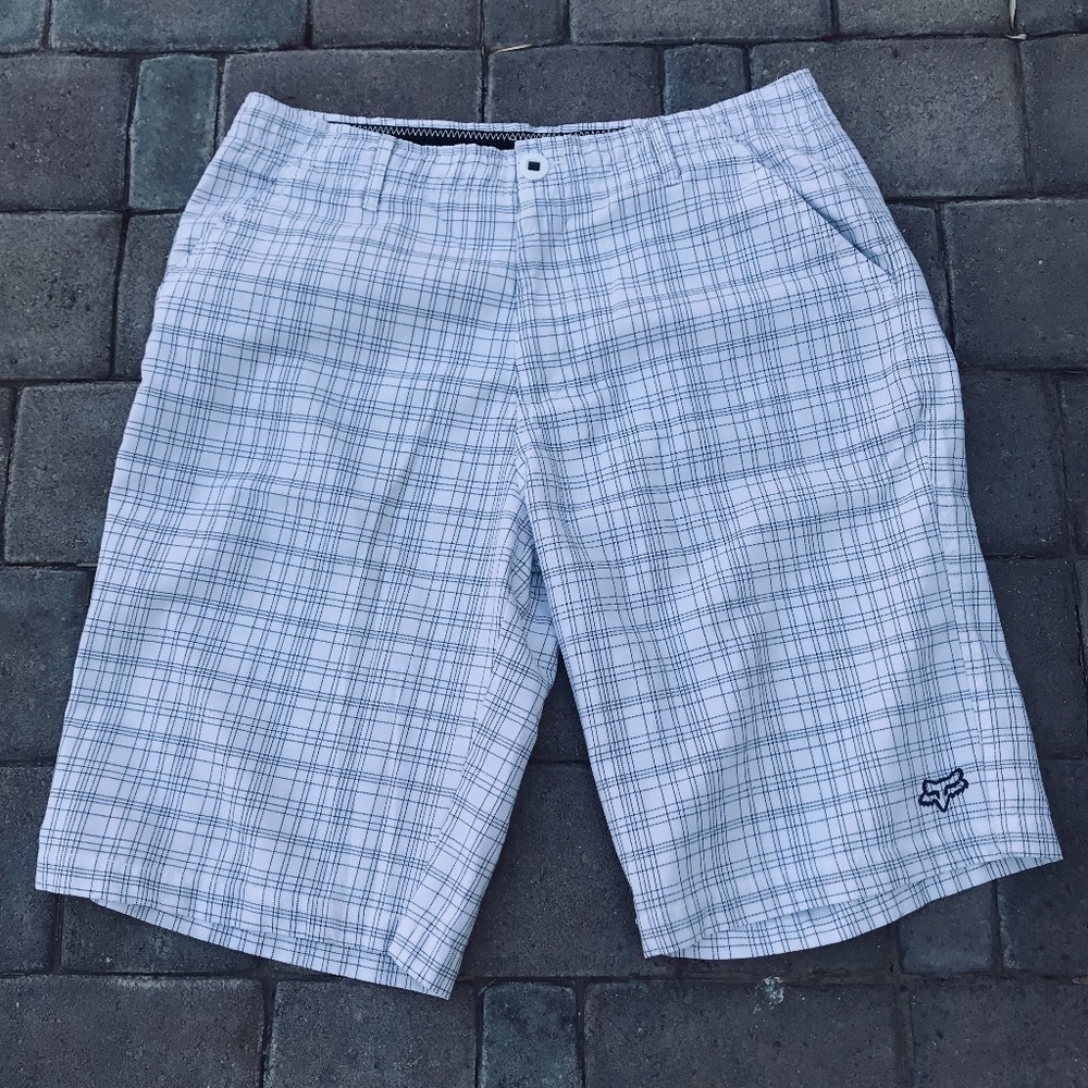 Fox Racing Mens Shorts Size 38 Flat Front White